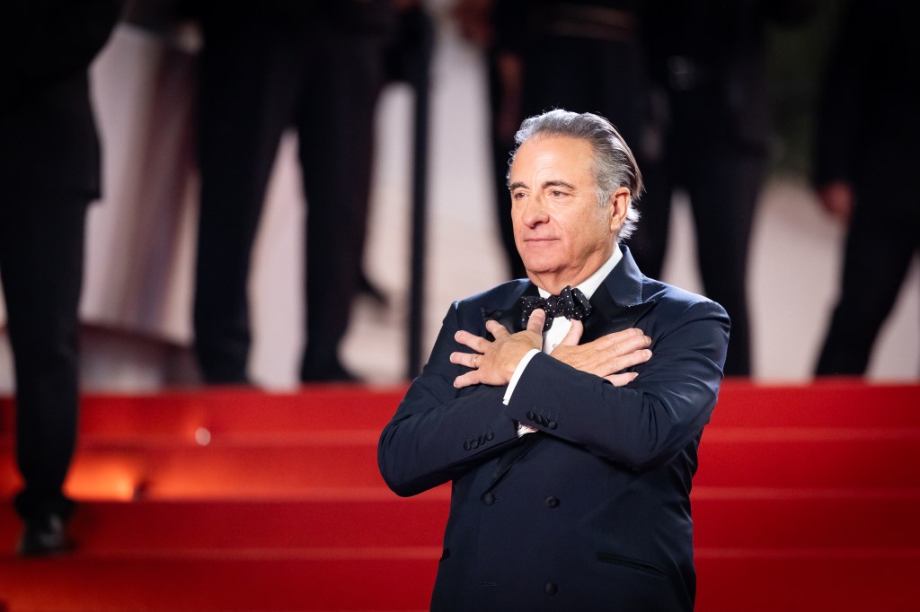 Andy Garcia Diamond Cannes Ovation