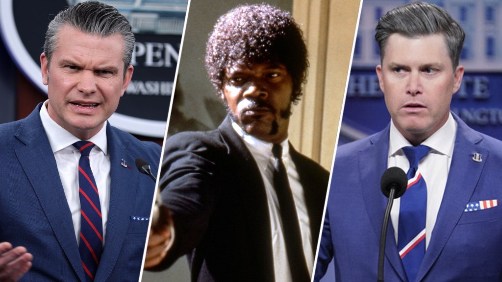 Colin Jost Snl Hegseth Pulp Fiction Bible Verse Predicted