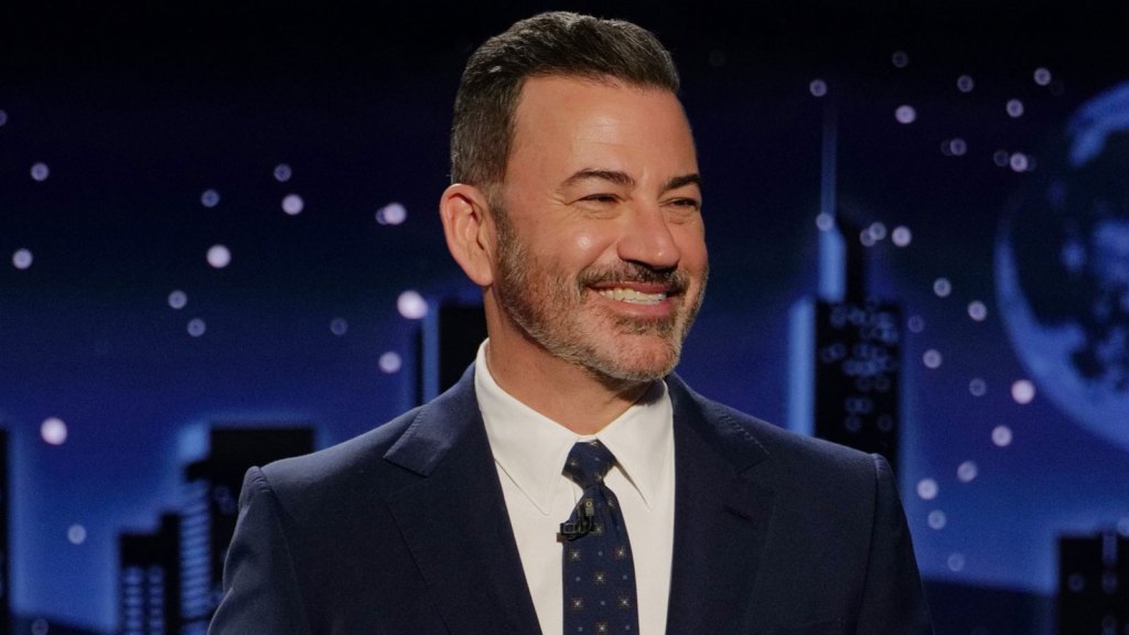 Jimmy Kimmel Disney Upfront 2026 Trump Taylor Frankie Paul