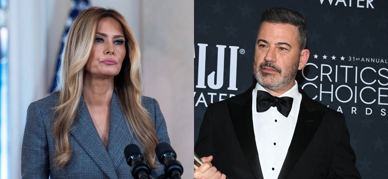 Jimmy Kimmel Two Word Text Melania Trump Late Night Hosts