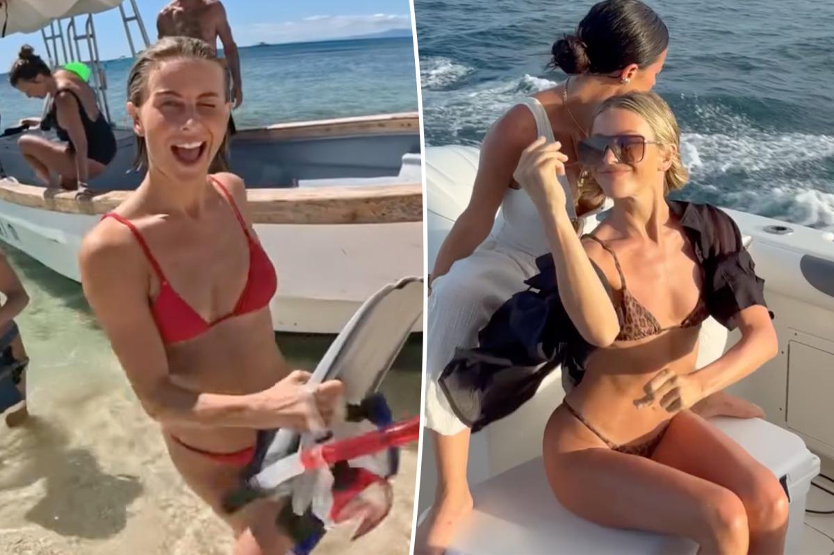 Julianne Hough Fiji Vacation Bikini Photos