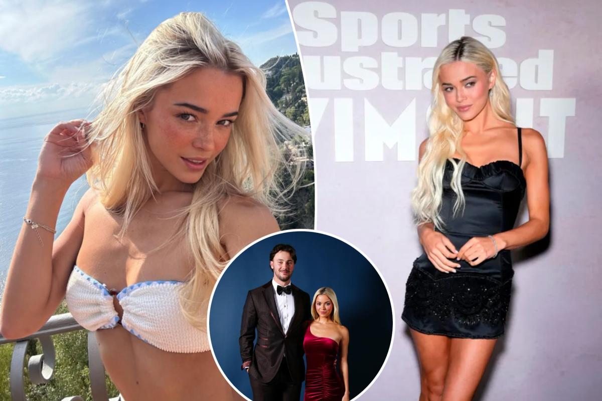 Livvy Dunne Paul Skenes Reaction Si Swimsuit Photos