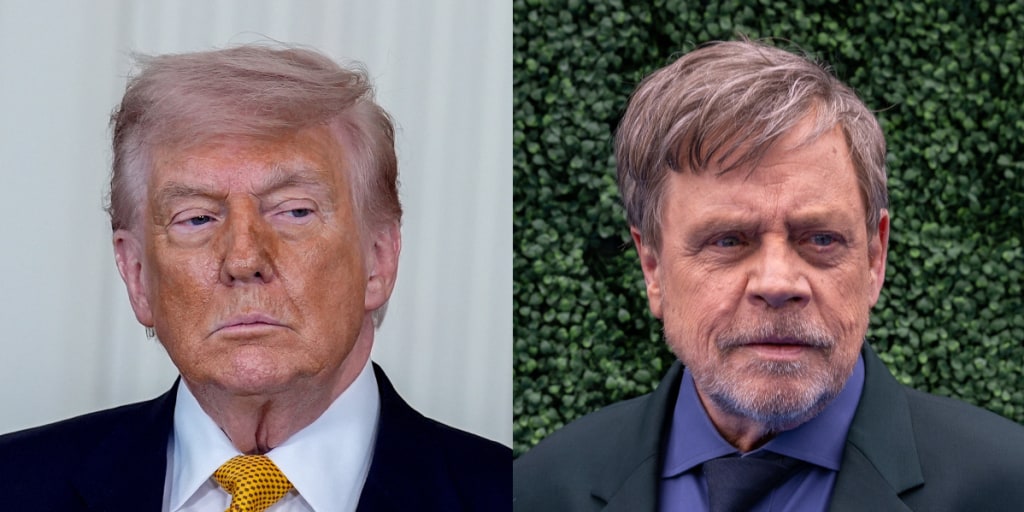Mark Hamill Trump Grave Post White House Response