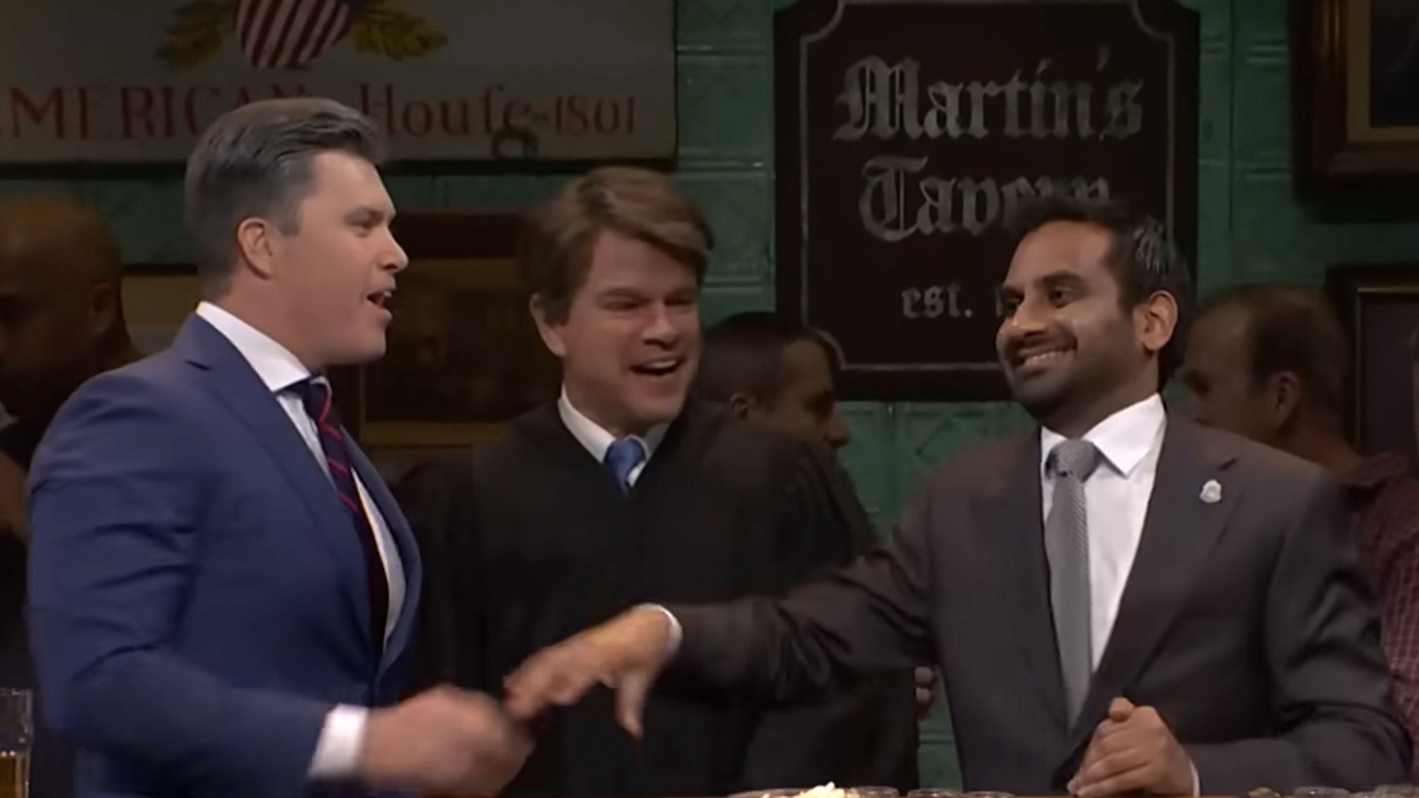 Snl Maga Bar Sketch Matt Damon Kavanaugh Kash Patel