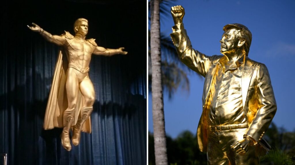 The Boys Eric Kripke Reacts Trump Gold Statue Homelander