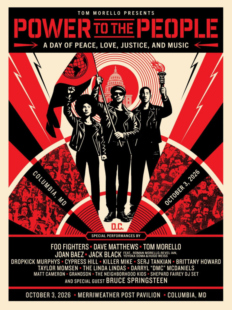 Tom Morello Power To The People Festival Springsteen Foo Fighters