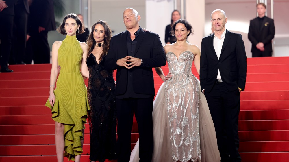 Vin Diesel Paul Walker Tribute Cannes Meadow Walker